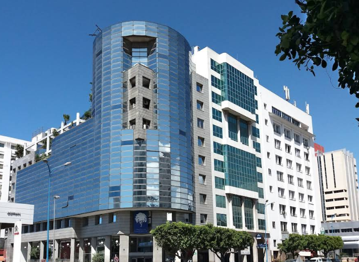 L'immeuble de la bourse marocaine MASI