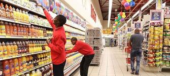 classe moyenne africaine au supermarché